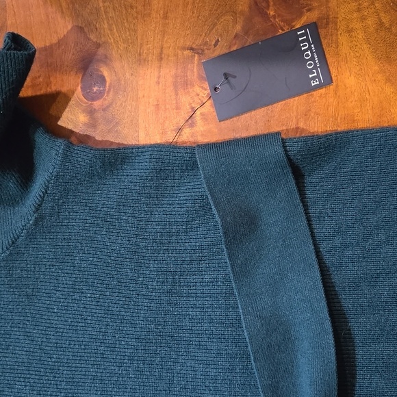 NWT Eloquii Forest Green Sweater 1X - Picture 4 of 8